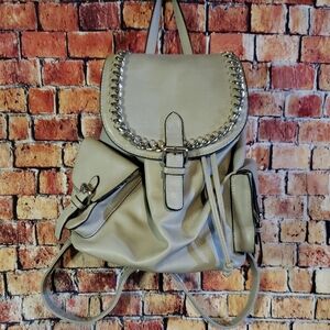 Black Rivet Backpack